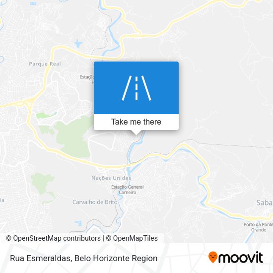 Rua Esmeraldas map