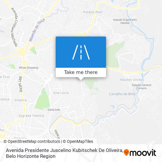 Avenida Presidente Juscelino Kubitschek De Oliveira map