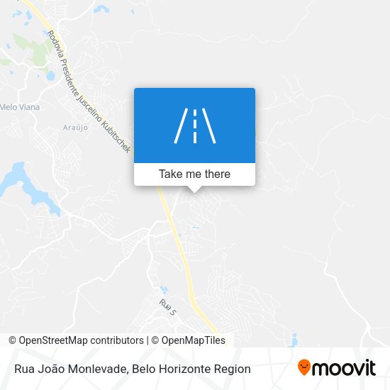 Rua João Monlevade map