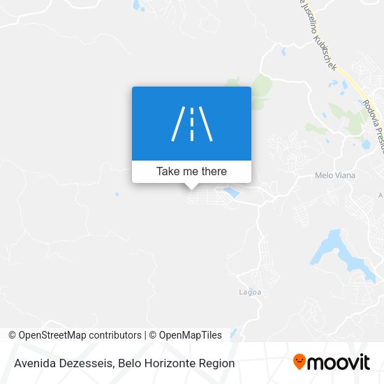 Avenida Dezesseis map