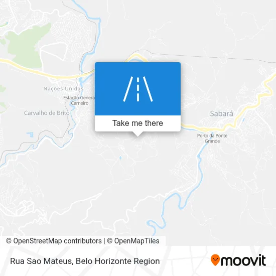 Rua Sao Mateus map