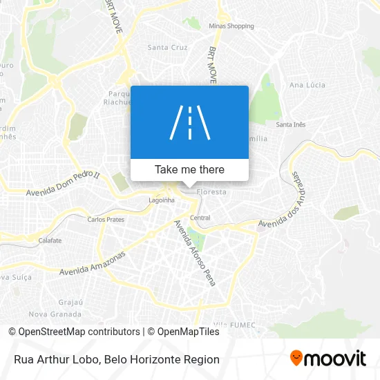 Rua Arthur Lobo map