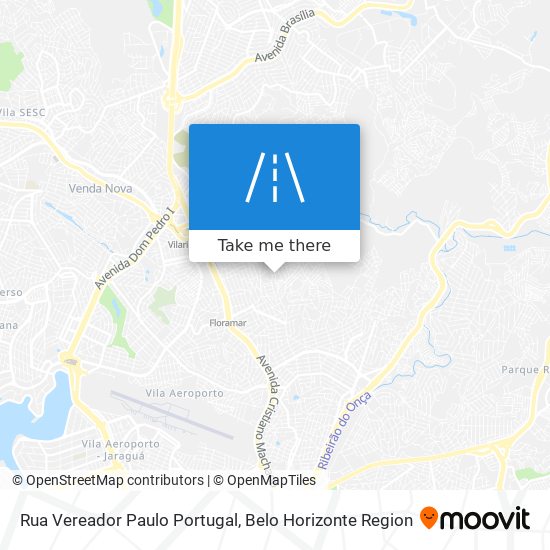 Mapa Rua Vereador Paulo Portugal
