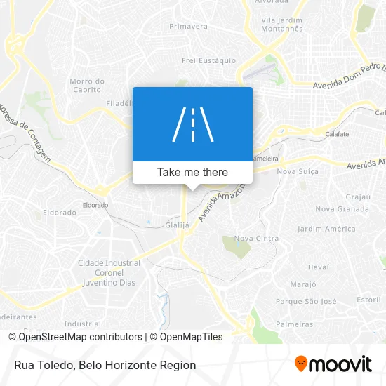 Rua Toledo map