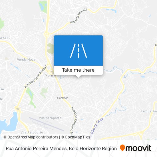 Mapa Rua Antônio Pereira Mendes