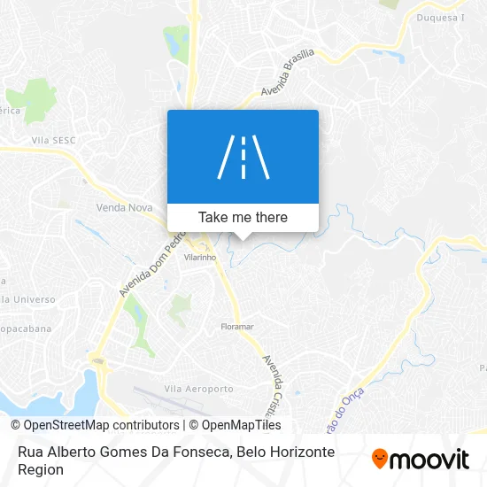 Rua Alberto Gomes Da Fonseca map