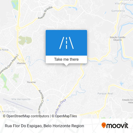 Rua Flor Do Espigao map