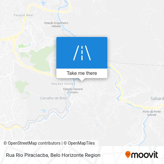 Rua Rio Piraciacba map