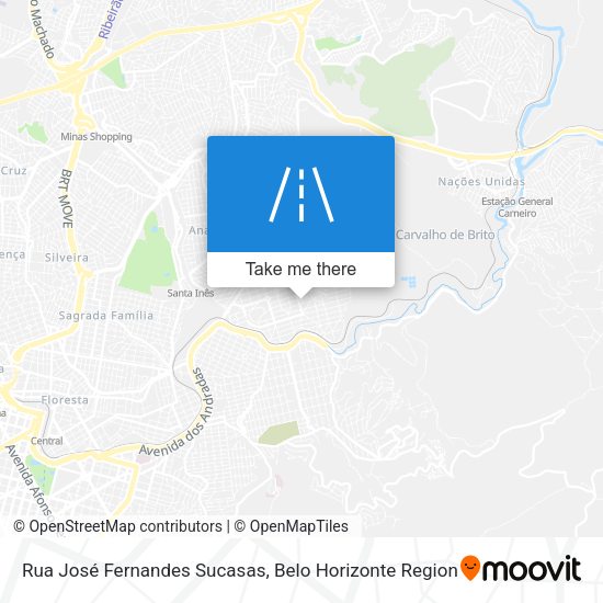 Rua José Fernandes Sucasas map