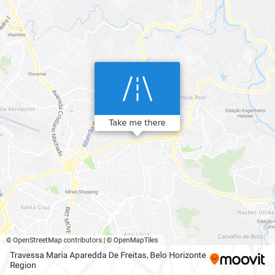 Mapa Travessa Maria Aparedda De Freitas