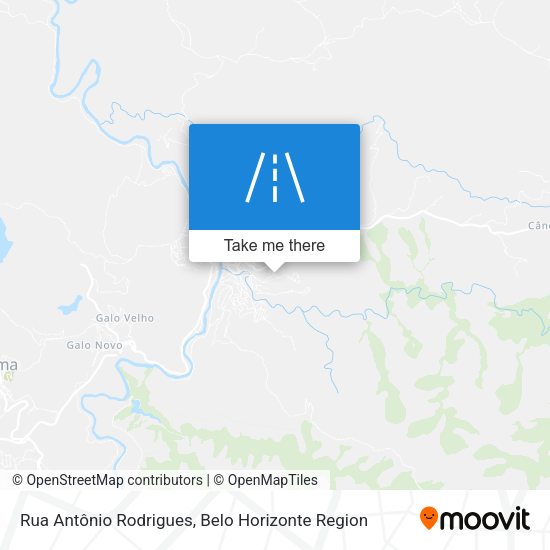 Rua Antônio Rodrigues map