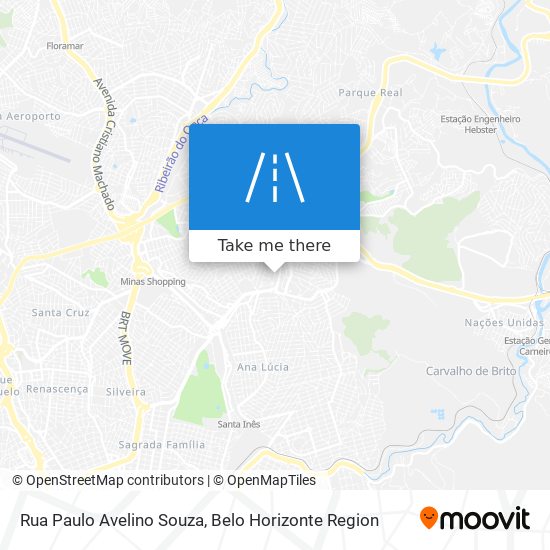 Mapa Rua Paulo Avelino Souza