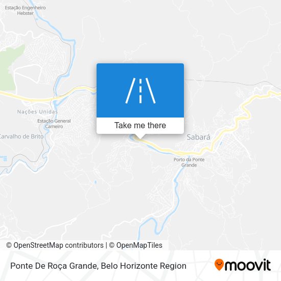 Ponte De Roça Grande map