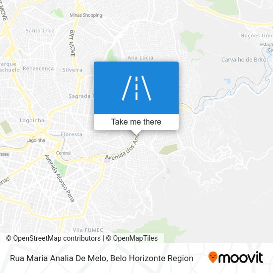 Rua Maria Analia De Melo map