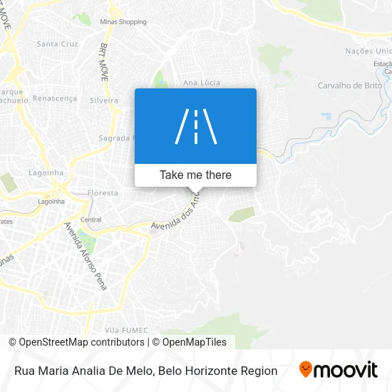 Rua Maria Analia De Melo map