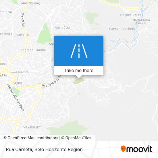Rua Cametá map