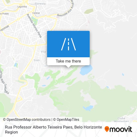 Rua Professor Alberto Teixeira Paes map