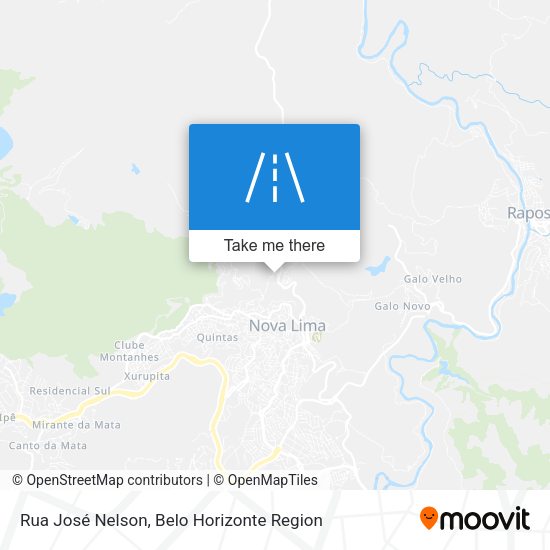 Rua José Nelson map