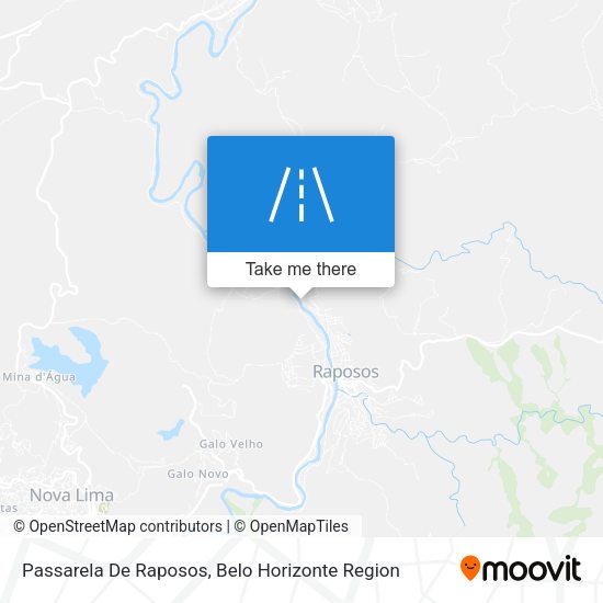 Passarela De Raposos map