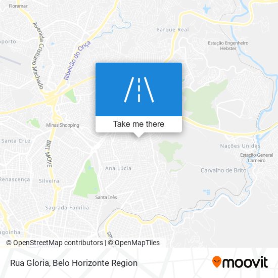 Rua Gloria map