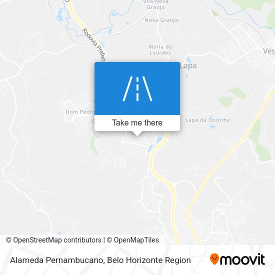 Alameda Pernambucano map