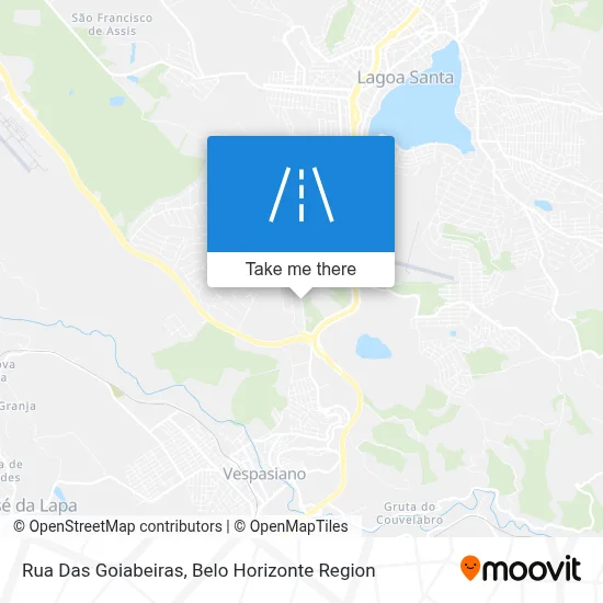 Rua Das Goiabeiras map