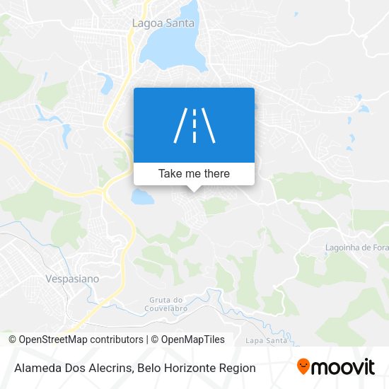 Alameda Dos Alecrins map