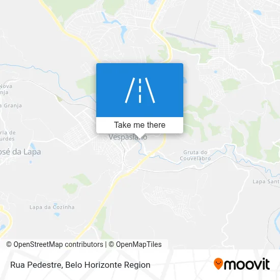 Rua Pedestre map
