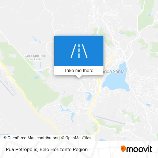 Rua Petropolis map