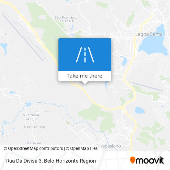 Rua Da Divisa 3 map