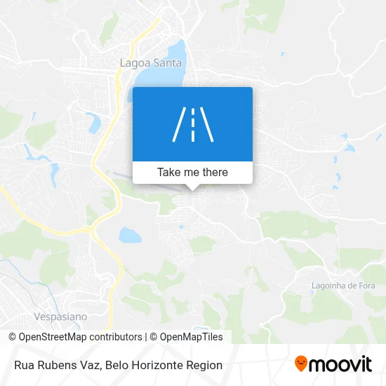 Rua Rubens Vaz map