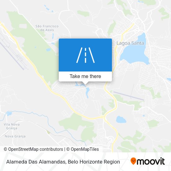 Alameda Das Alamandas map
