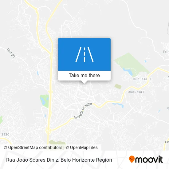 Mapa Rua João Soares Diniz