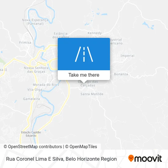Rua Coronel Lima E Silva map