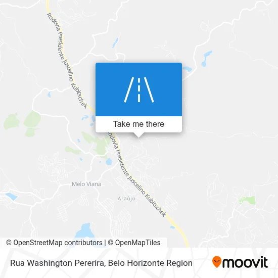 Rua Washington Pererira map