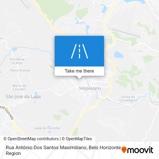 Rua Antônio Dos Santos Maximiliano map