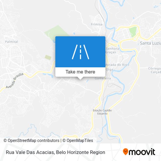 Rua Vale Das Acacias map