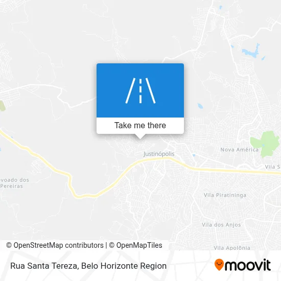Rua Santa Tereza map