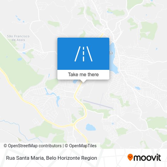 Rua Santa Maria map