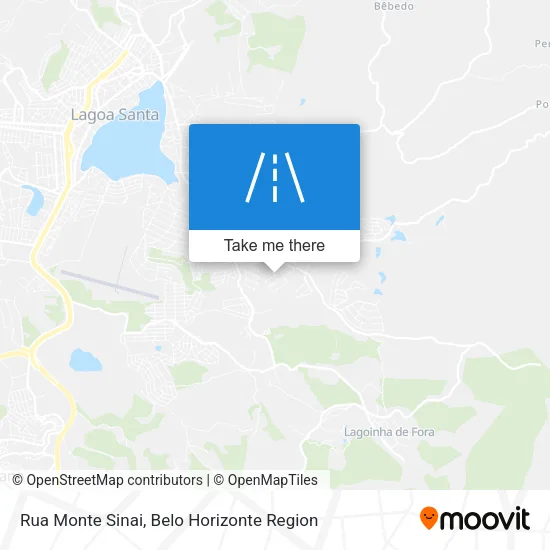 Rua Monte Sinai map