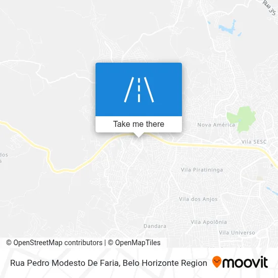 Rua Pedro Modesto De Faria map
