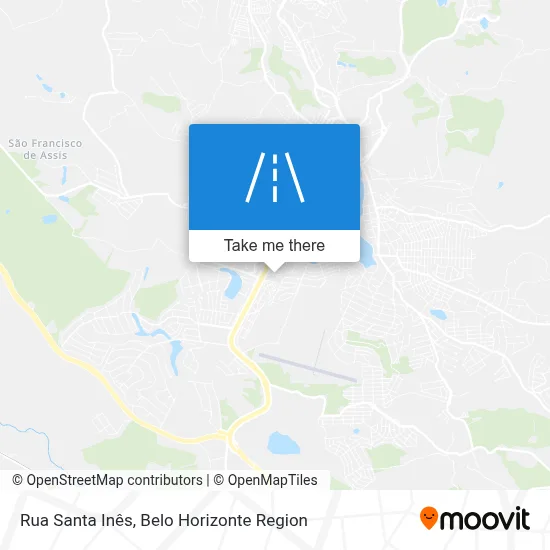 Rua Santa Inês map