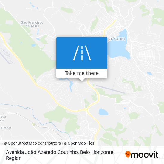 Mapa Avenida João Azeredo Coutinho