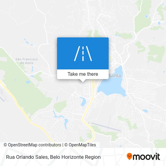 Rua Orlando Sales map