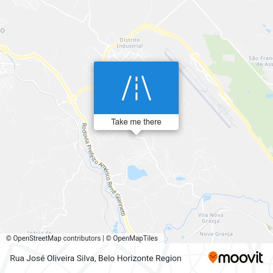 Rua José Oliveira Silva map