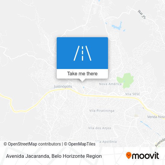 Avenida Jacaranda map