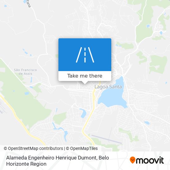 Mapa Alameda Engenheiro Henrique Dumont