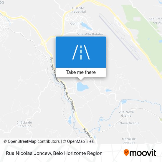 Rua Nicolas Joncew map