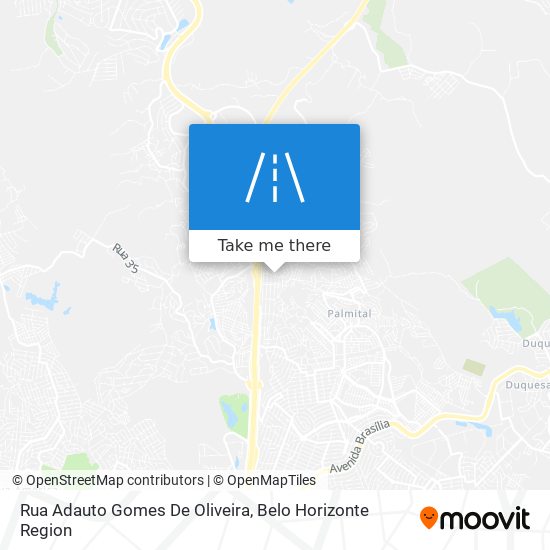 Mapa Rua Adauto Gomes De Oliveira