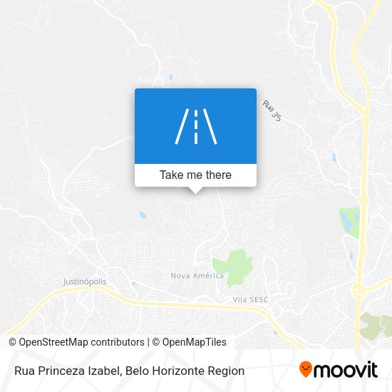 Rua Princeza Izabel map